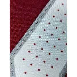 Men'S #18 V-Neck Sports Jersey - Polyester, Embroidered, Breathable, Short Sleeve Shirt for Running, Training, Hiking, Casual & Festive Occasions, Universal Fit for Adult & Male - Red