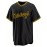 Men'S Black # 30 Baseball Jersey with Classic Letter Embroidery Design, Breathable Button Style Short Sleeved Shirt, Suitable for Training And Games