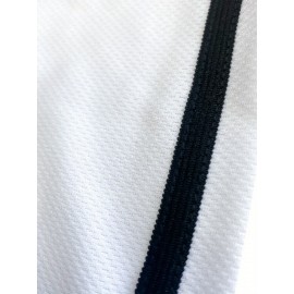 Men's White #11 Baseball Jersey with 