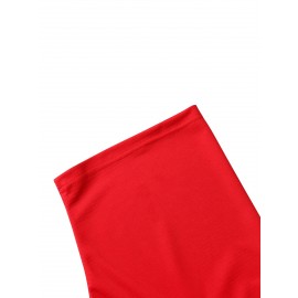 Men'S #34 Red Embroidered Baseball Jersey