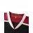 Men's #00 Black & Red Ice Hockey Jersey - Embroidered 