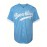 Men'S Light Blue #42 Embroidered Baseball Jersey