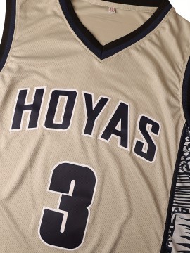 Number 3 Polyester V-Neck Men'S Basketball Jersey