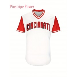 Men'S # 19 White Pullover Baseball Jersey With Polyester Fiber V-neck, Perfect For Sports Training And Casual Wear S-3XL