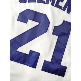 Men'S # 21 Baseball Jersey Breathable Button V-neck Loose Fit Suitable For Training, Games, And Casual Wear S-3XL Striped Sweatshirt Durable Embroidery