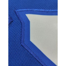 Letter And Number 53 Embroidery, Men'S Short Sleeve V-neck Baseball Jersey, Comfy Top For Training And Competition