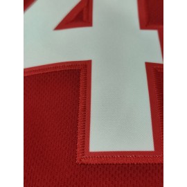 Men's Houston Player #4 Basketball Jersey - Breathable Sleeveless 100% Polyester, V-Neck Loose Fit Summer Sports Uniform for Training, Competition & Casual Wear