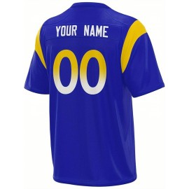 Custom Plus-Size Women's Football Jersey - Personalized Team Name & Number, Vibrant Teal V-Neck Summer Sportswear, Breathable Athletic Top for Sports Meetings, Travel Photo Shoots