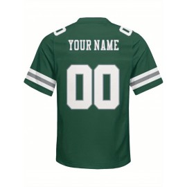 Customizable Plus Size Football Shirt for Women - Personalized Name & Number, V-Neck Short Sleeve, Breathable Summer Sports Jersey, Los Angeles City Team Gift, Football Jersey, Casual Wear, Sporty Design, Comfortable Fit, PLUS SIZE