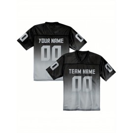 Custom Football Jersey Replica - Personalized Team Name& Number, Fan Gift Shirt for Women, Sizes 1XL-6XL, Ideal for Sports, Events& Casual Wear