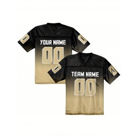 Custom Football Jersey Replica - Personalized Team Name& Number, Fan Gift Shirt for Women, Sizes 1XL-6XL, Ideal for Sports, Events& Casual Wear