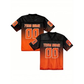 Custom Football Jersey Replica - Personalized Team Name& Number, Fan Gift Shirt for Women, Sizes 1XL-6XL, Ideal for Sports, Events& Casual Wear