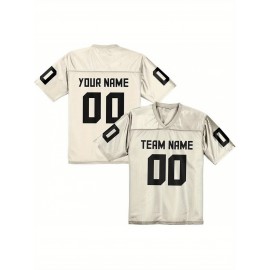 Custom Football Jersey Replica - Personalized Team Name& Number, Fan Gift Shirt for Women, Sizes 1XL-6XL, Ideal for Sports, Events& Casual Wear