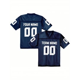 Custom Football Jersey Replica - Personalized Team Name& Number, Fan Gift Shirt for Women, Sizes 1XL-6XL, Ideal for Sports, Events& Casual Wear